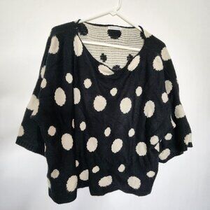 Staccato Black & White Knit Sweater